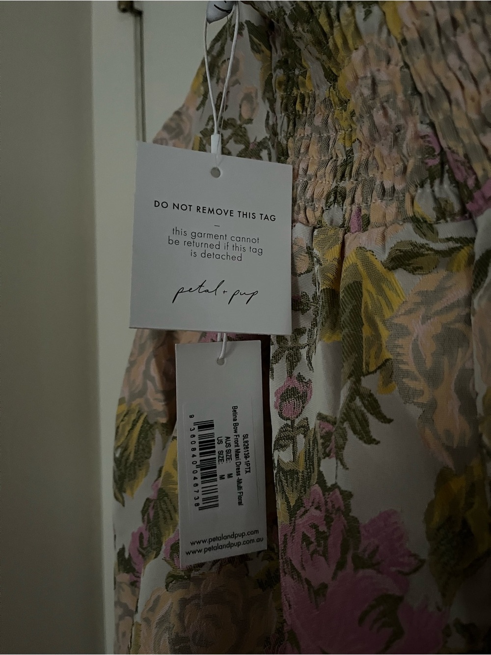 Petal & Pup Betina Bow Floral Maxi Dress - Picture 5 of 6